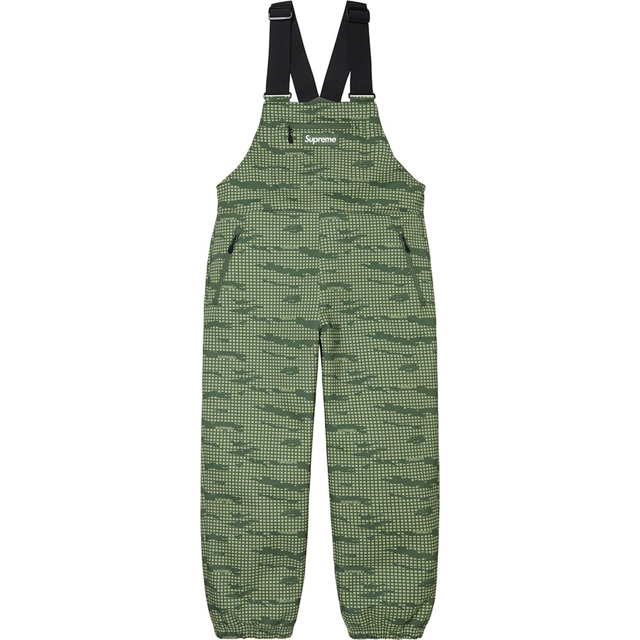 Details on WINDSTOPPER Overalls Olive Grid Camo from fall winter
                                                    2021 (Price is $228)