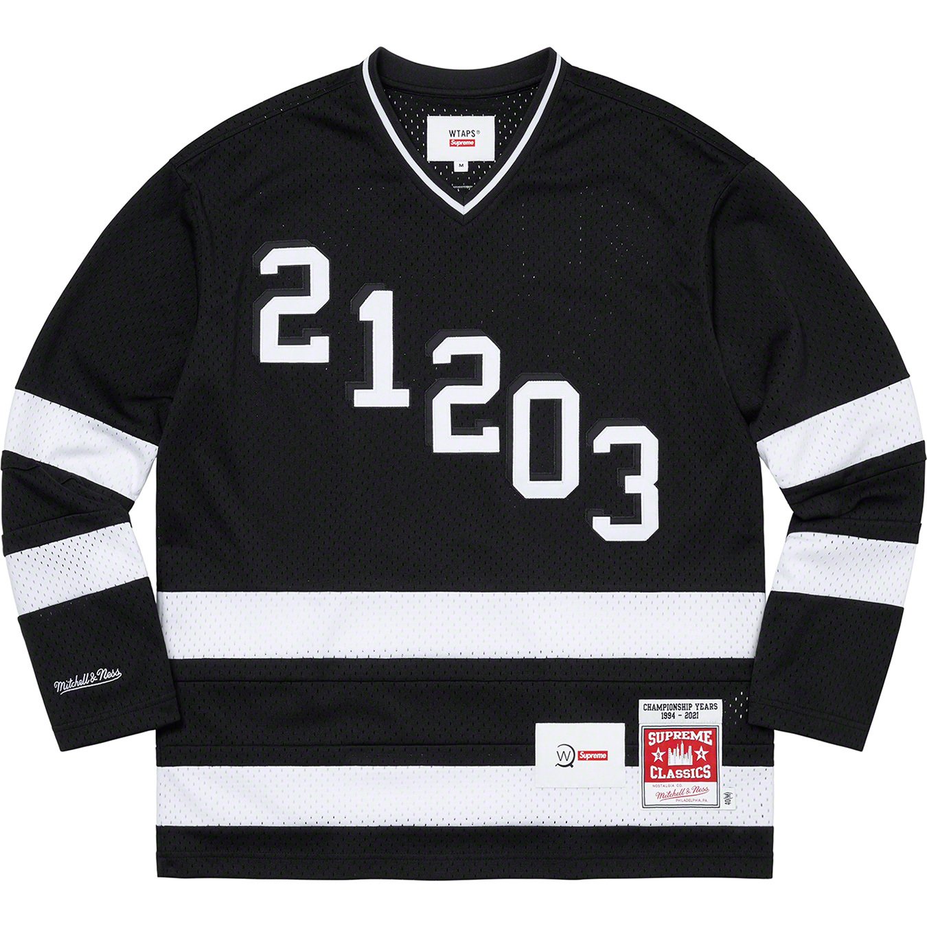 WTAPS Mitchell & Ness Hockey Jersey - fall winter 2021 - Supreme