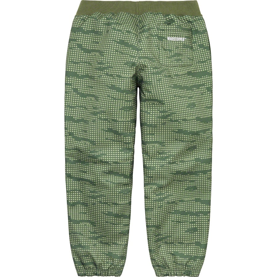 Details on WINDSTOPPER Sweatpant Olive Grid Camo from fall winter
                                                    2021 (Price is $168)