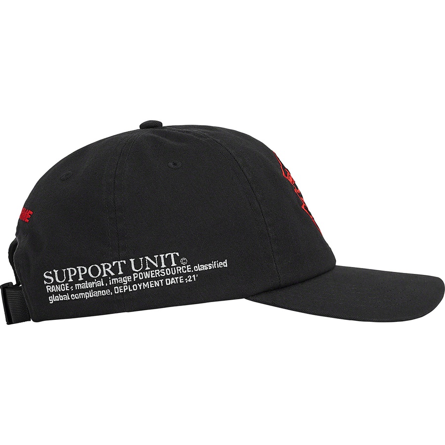 Details on Support Unit 6-Panel Black from fall winter
                                                    2021 (Price is $54)