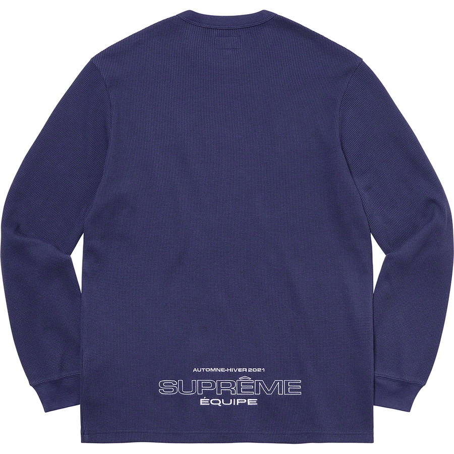 Supreme Équipe Thermal (FW21) - Washed Navy - $88