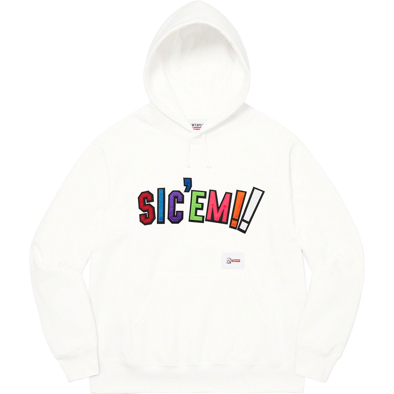 WTAPS Sic'em! Hooded Sweatshirt - fall winter 2021 - Supreme