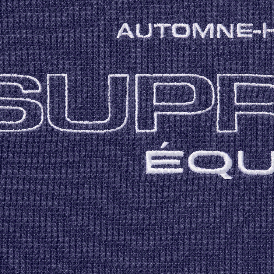 Supreme Équipe Thermal (FW21) - Washed Navy - $88