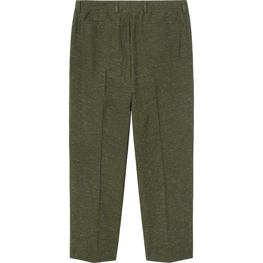 Details on Pleated Trouser Dark Green from fall winter 2021 (Price is $168)