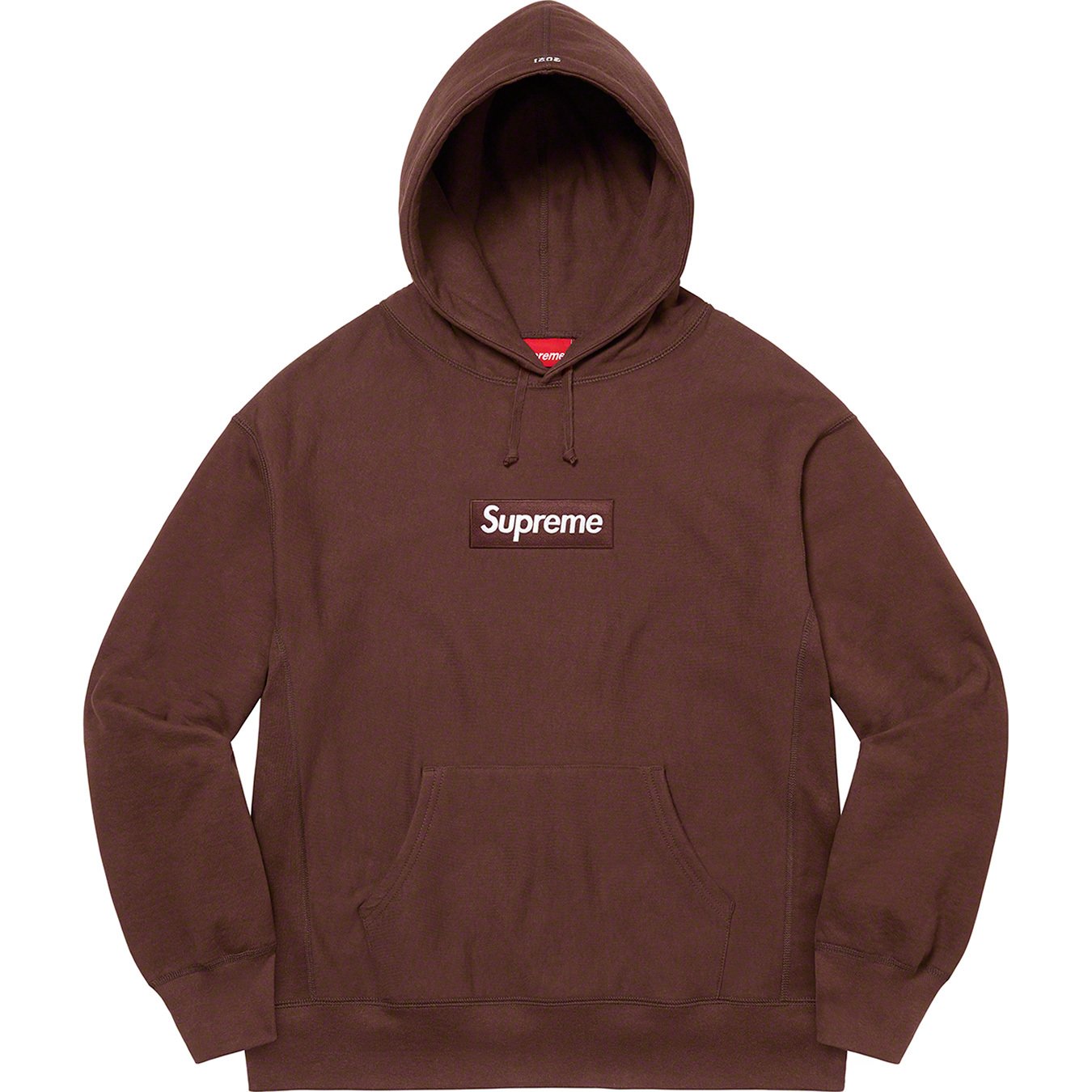 Supreme Box Logo Hooded Sweatshirt (FW21) Plum - CROPZ