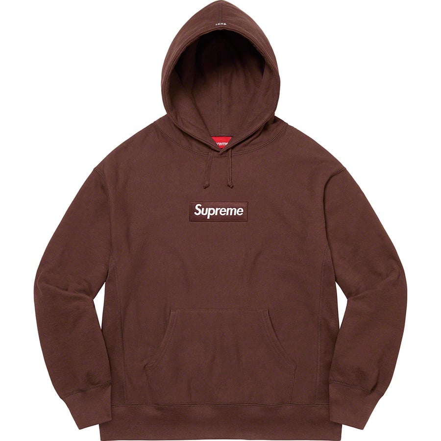 Box Logo Hooded Sweatshirt Dark Brown