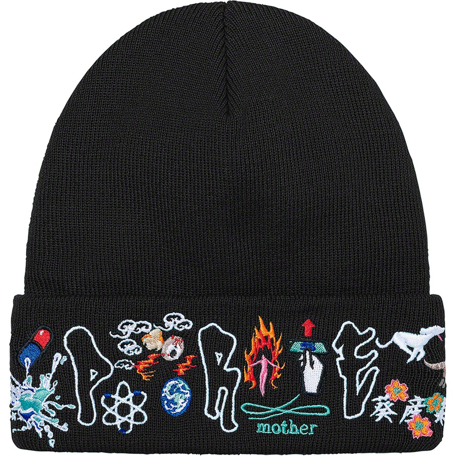 Details on AOI Icons Beanie Black from fall winter
                                                    2021 (Price is $40)