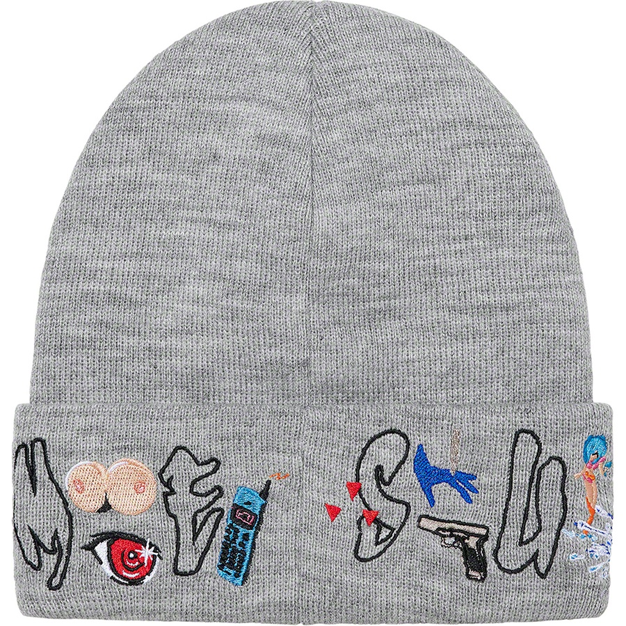Details on AOI Icons Beanie Heather Grey from fall winter
                                                    2021 (Price is $40)