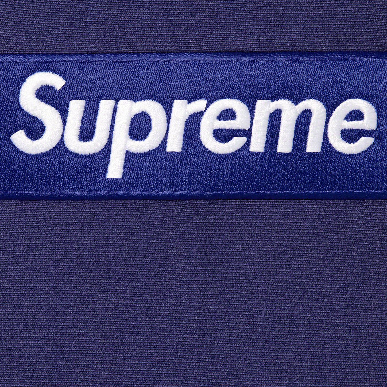 Supreme Box Logo Hooded Sweatshirt Navy