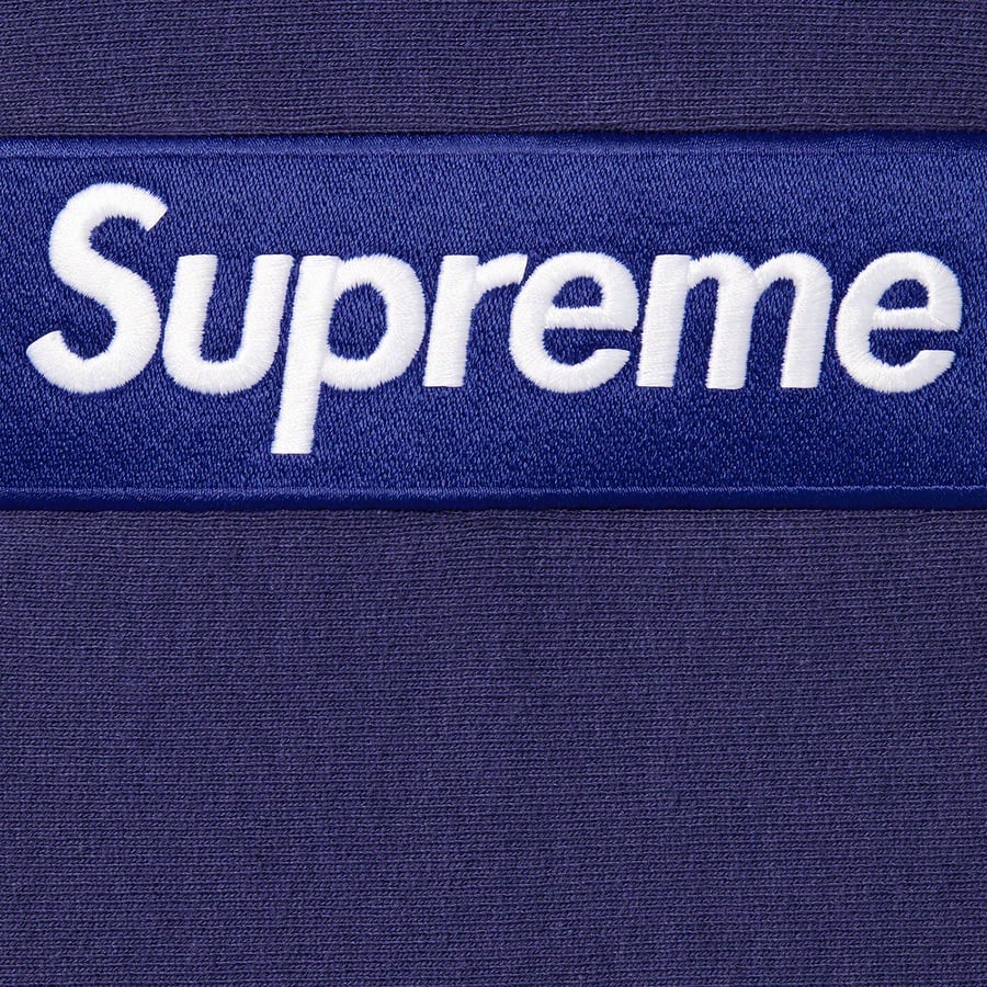 Box Logo Hooded Sweatshirt Washed Navy