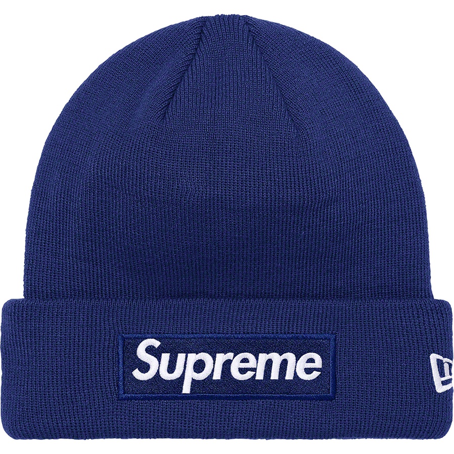 Details on New Era Box Logo Beanie Washed Navy from fall winter
                                                    2021 (Price is $38)