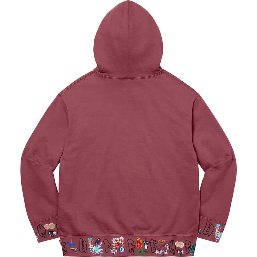 Details on AOI Icons Hooded Sweatshirt Plum from fall winter
                                                    2021 (Price is $168)