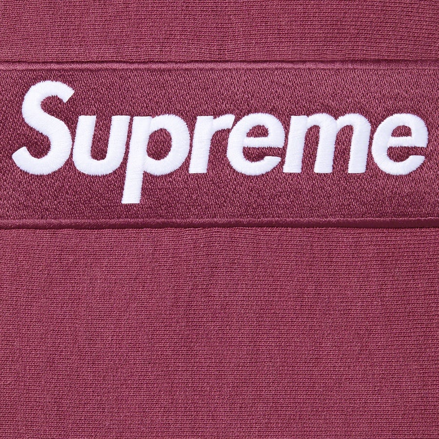 Box Logo Hooded Sweatshirt Plum