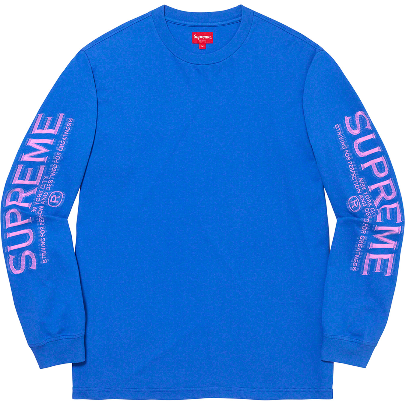 Buy Supreme Racing Intarsia Long-Sleeve Top 'Blue' - FW23KN43 BLUE