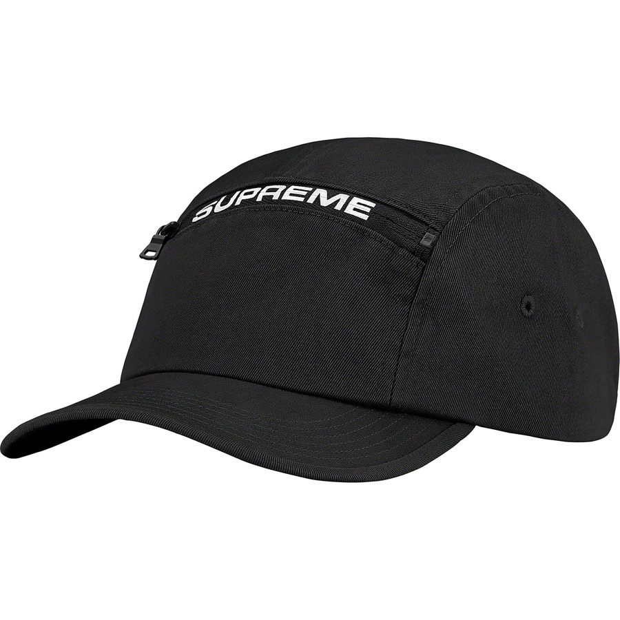 Details on Top Zip Camp Cap Black from fall winter
                                                    2021 (Price is $48)
