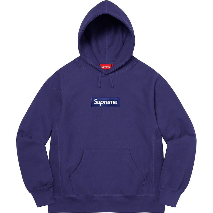 Details on Box Logo Hooded Sweatshirt Washed Navy from fall winter 2021 (Price is $168)