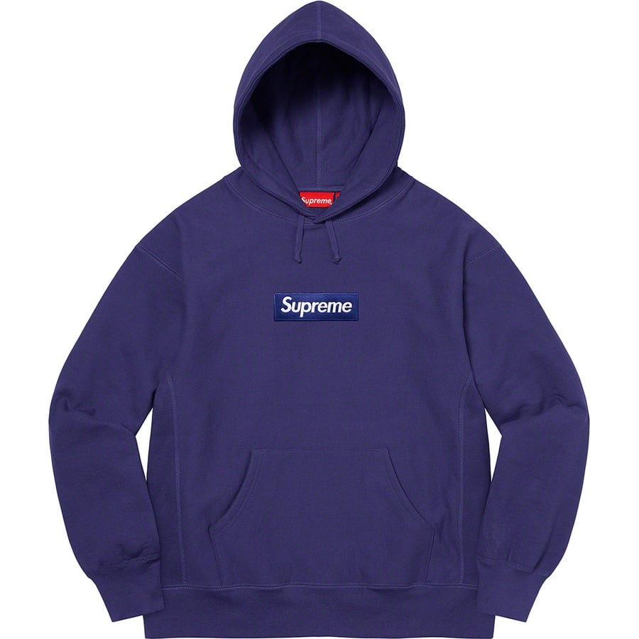 Details on Box Logo Hooded Sweatshirt Washed Navy from fall winter
                                                    2021 (Price is $168)