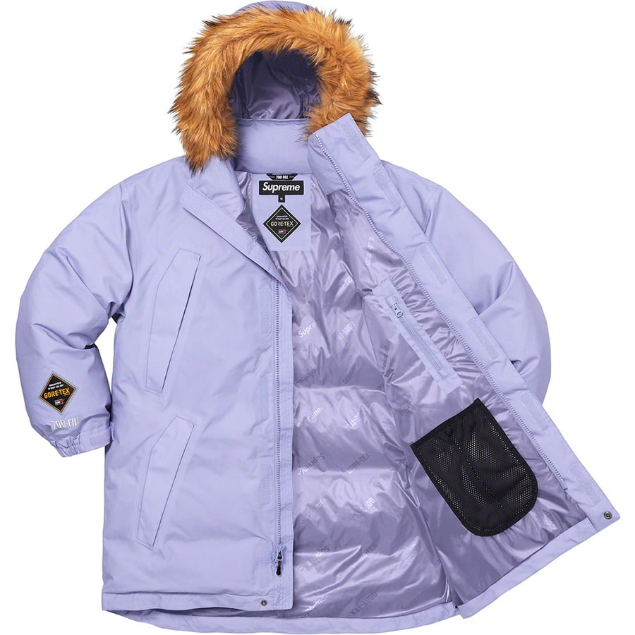 Details on GORE-TEX 700-Fill Down Parka Light Purple from fall winter
                                                    2021 (Price is $568)