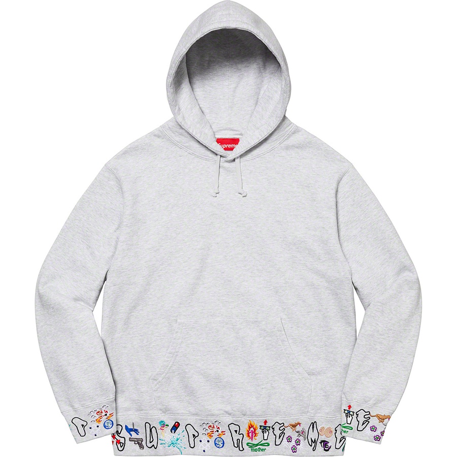 Details on AOI Icons Hooded Sweatshirt Ash Grey from fall winter
                                                    2021 (Price is $168)