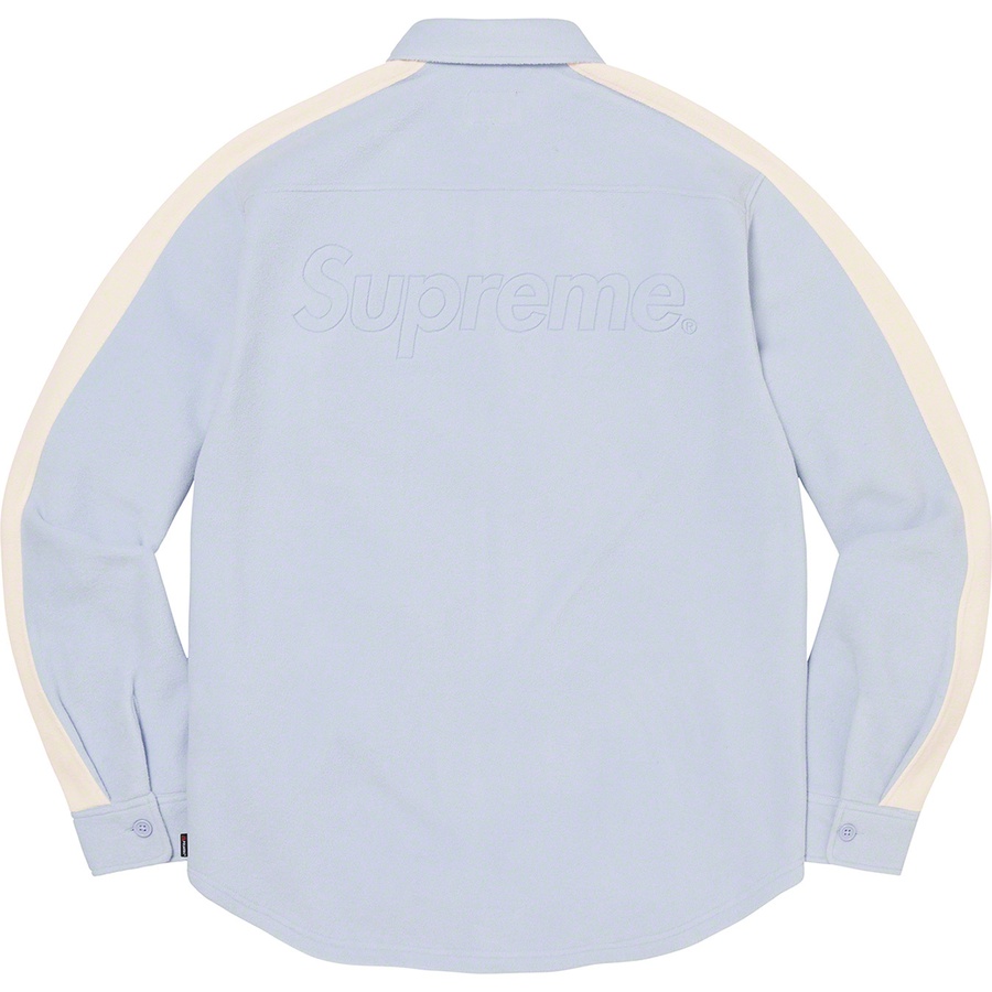 Supreme Polartec Shirt (FW21) - Light Blue - $138