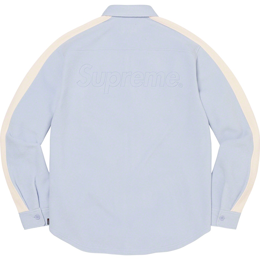 Details on Polartec Shirt Light Blue from fall winter
                                                    2021 (Price is $138)