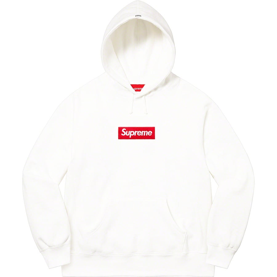 Details on Box Logo Hooded Sweatshirt White from fall winter
                                                    2021 (Price is $168)