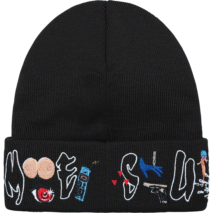 Details on AOI Icons Beanie Black from fall winter 2021 (Price is $40)