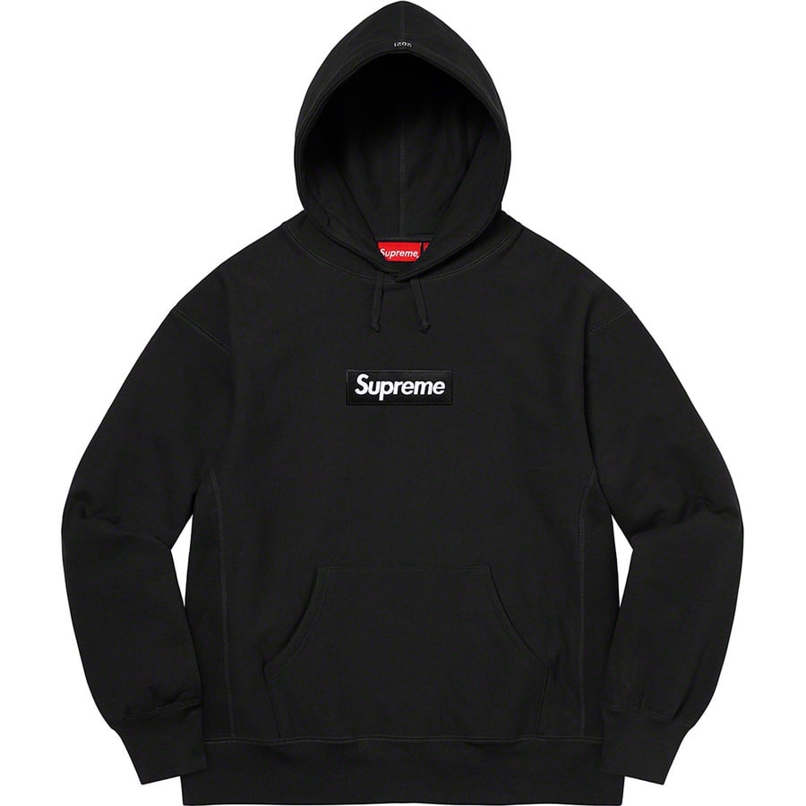 Box Logo Hooded Sweatshirt Black