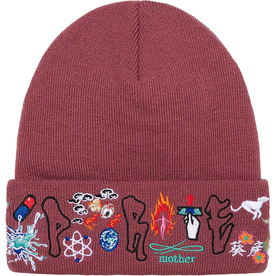 Details on AOI Icons Beanie Plum from fall winter 2021 (Price is $40)