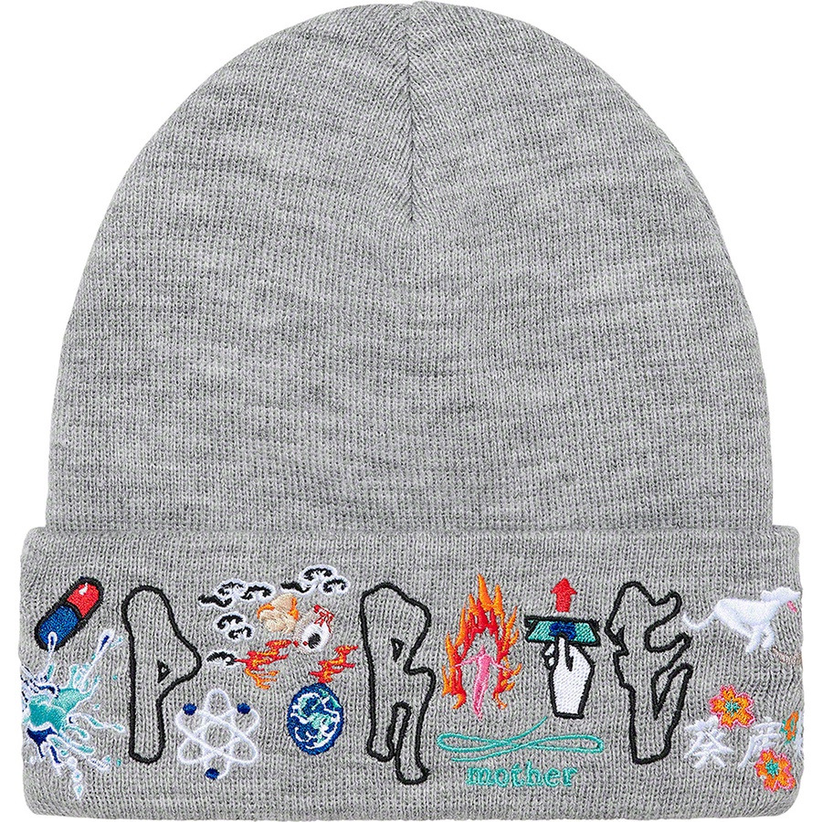 Details on AOI Icons Beanie Heather Grey from fall winter
                                                    2021 (Price is $40)