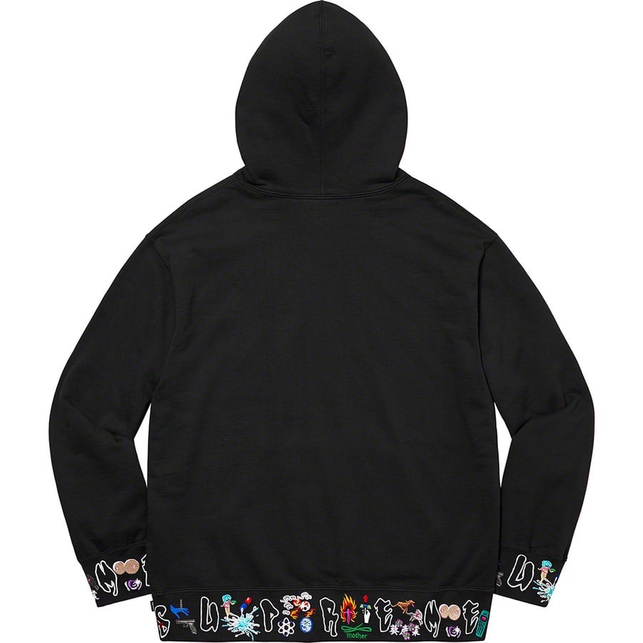 Supreme AOI Icons Hooded Sweatshirt (FW21) - Black - $168
