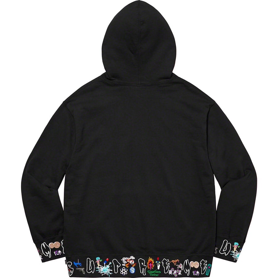 Details on AOI Icons Hooded Sweatshirt Black from fall winter
                                                    2021 (Price is $168)