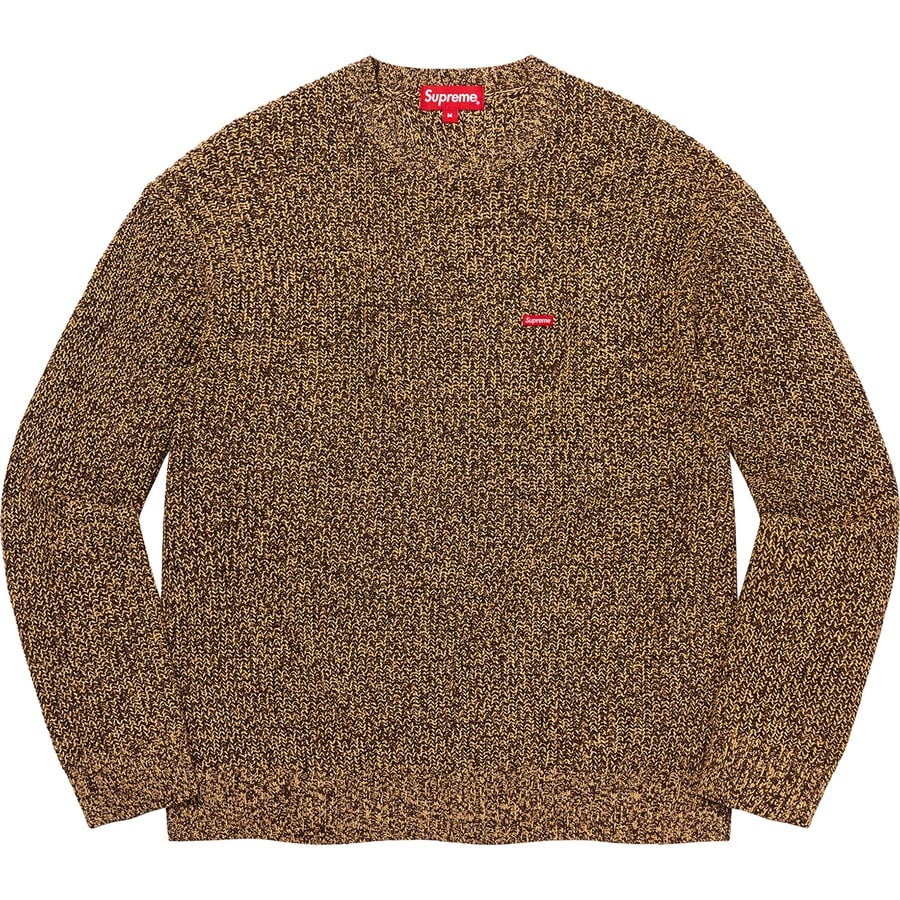 Details on Mélange Rib Knit Sweater Brown Mélange  from fall winter 2021 (Price is $148)