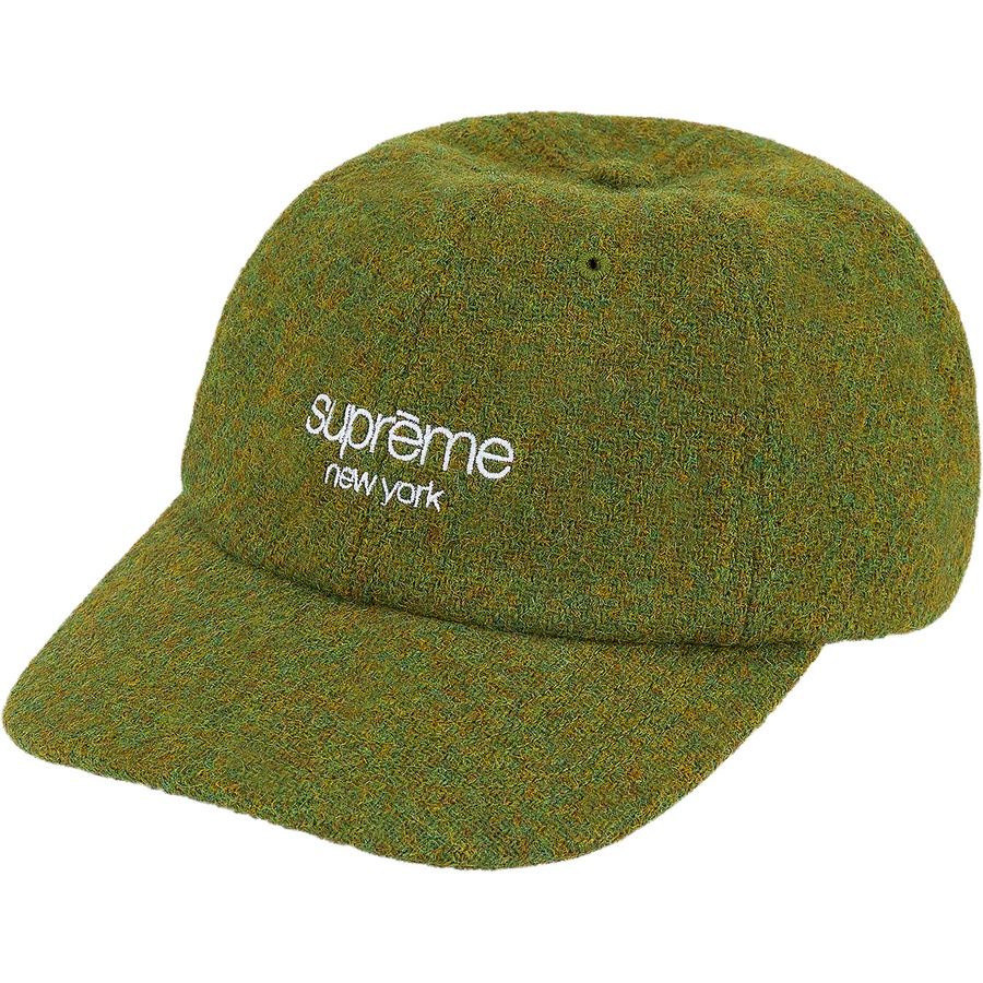 Details on Harris Tweed Classic Logo 6-Panel Olive from fall winter
                                                    2021 (Price is $58)