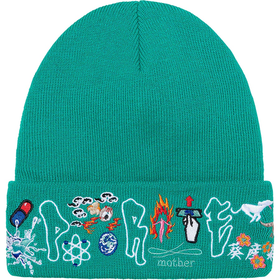 Details on AOI Icons Beanie Dark Aqua from fall winter 2021 (Price is $40)