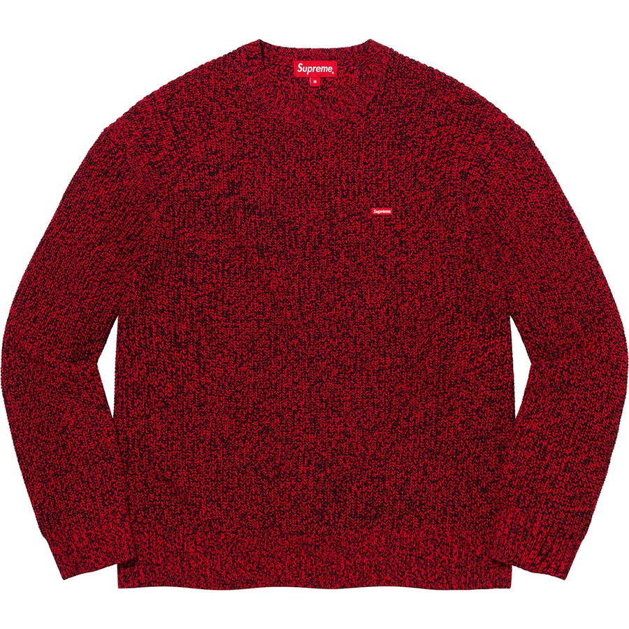 Details on Mélange Rib Knit Sweater Red Mélange  from fall winter
                                                    2021 (Price is $148)