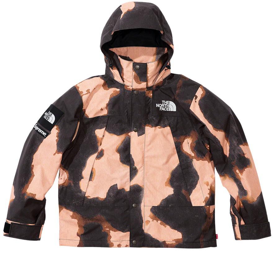 The North Face Bleached Denim Print Mountain Jacket - fall winter 