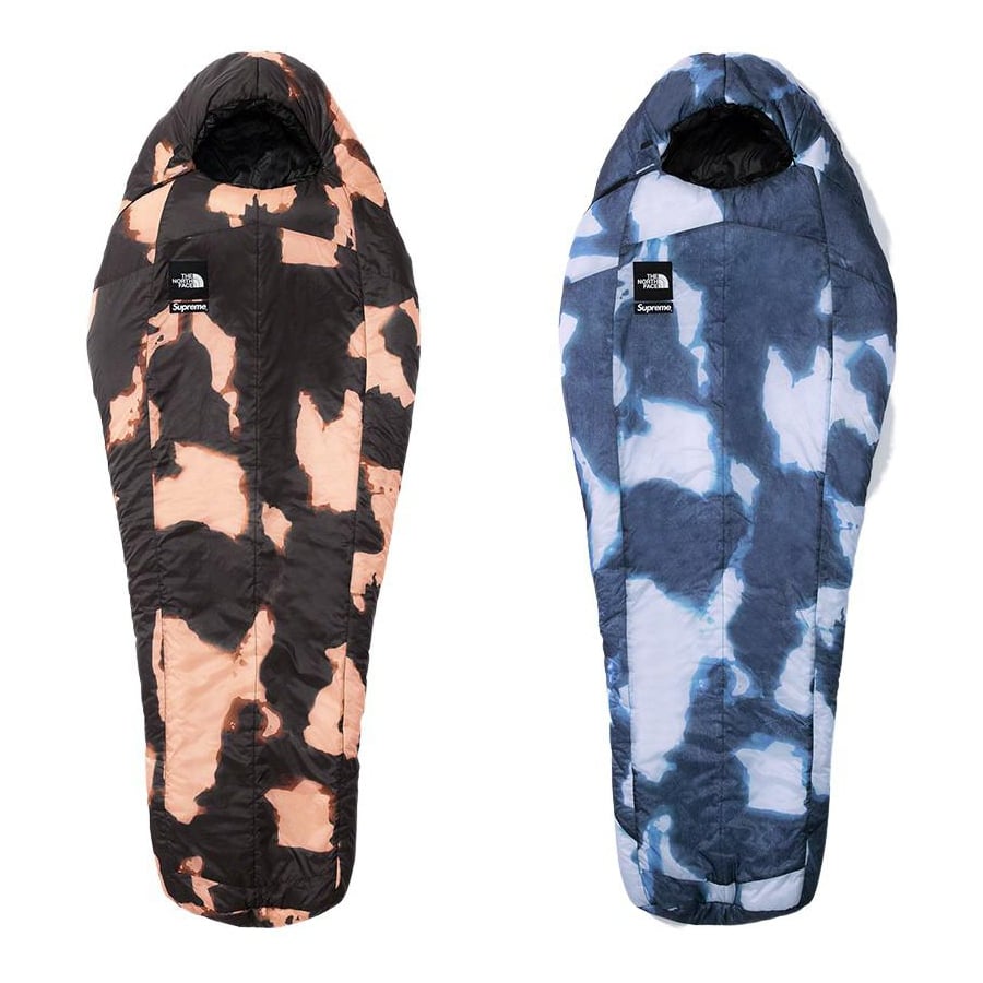 Supreme Supreme The North Face Bleached Denim Print Sleeping Bag for fall winter 21 season