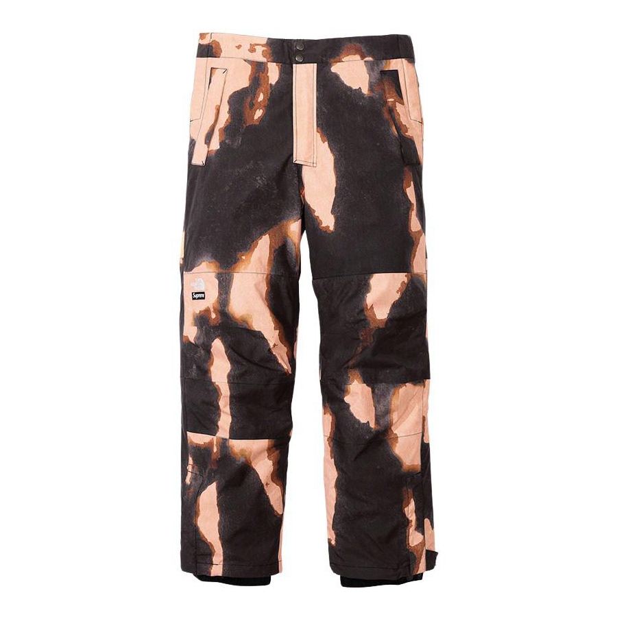 Details on Supreme The North Face Bleached Denim Print Mountain Pant  from fall winter
                                                    2021 (Price is $298)