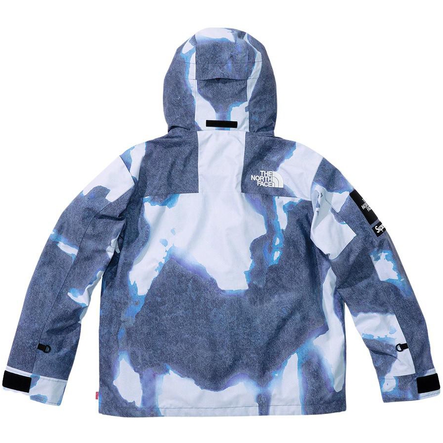 The North Face Bleached Denim Print Mountain Jacket - fall winter 