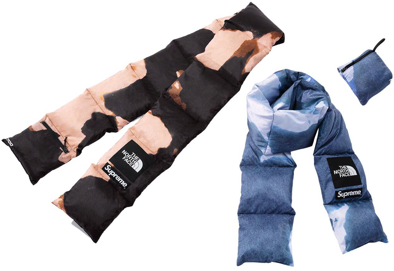 Supreme×The North Face Paper Print Scarf