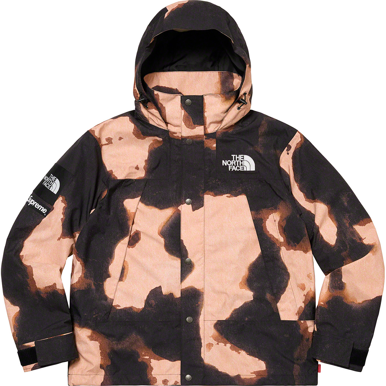 The North Face Bleached Denim Print Mountain Jacket - fall winter