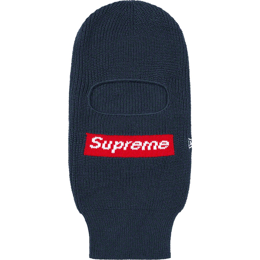 Details on New Era Box Logo Balaclava Navy from fall winter
                                                    2021 (Price is $58)