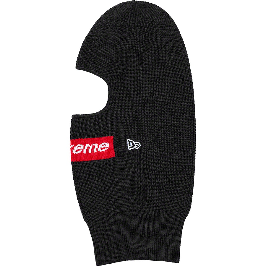 Details on New Era Box Logo Balaclava Black from fall winter
                                                    2021 (Price is $58)