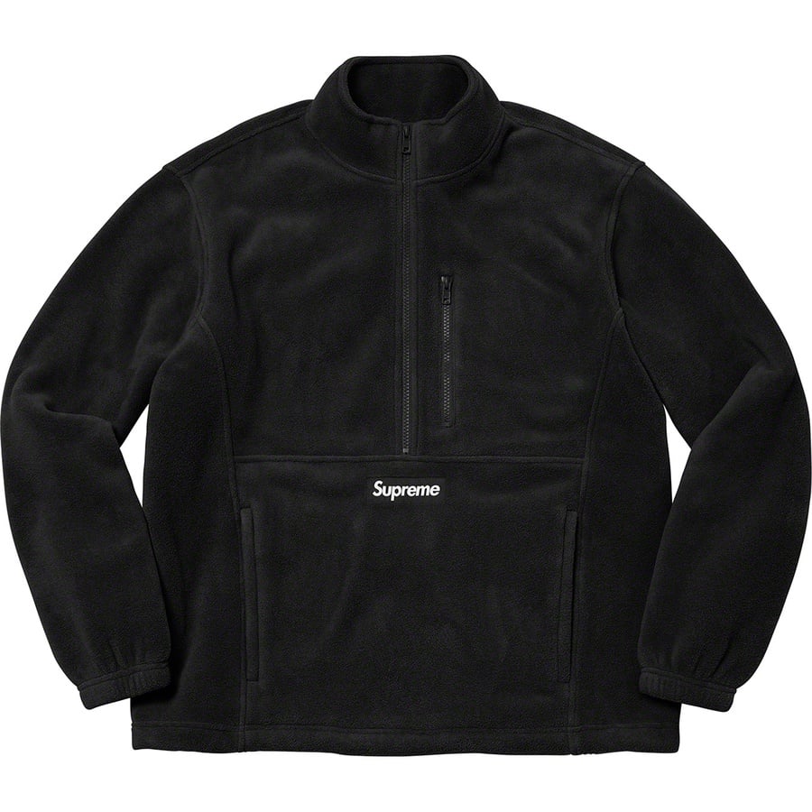 Details on Polartec Half Zip Pullover Black from fall winter 2021 (Price is $138)