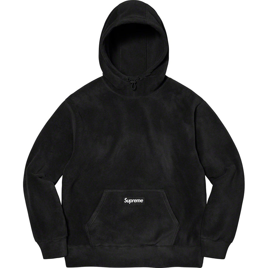 Details on Polartec Hooded Sweatshirt Black from fall winter 2021 (Price is $148)