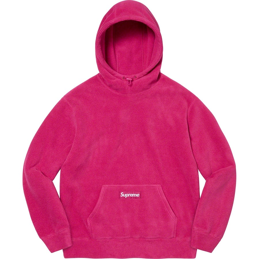Details on Polartec Hooded Sweatshirt Magenta from fall winter 2021 (Price is $148)