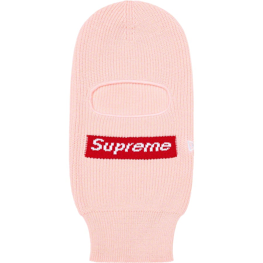 Details on New Era Box Logo Balaclava Pink from fall winter
                                                    2021 (Price is $58)