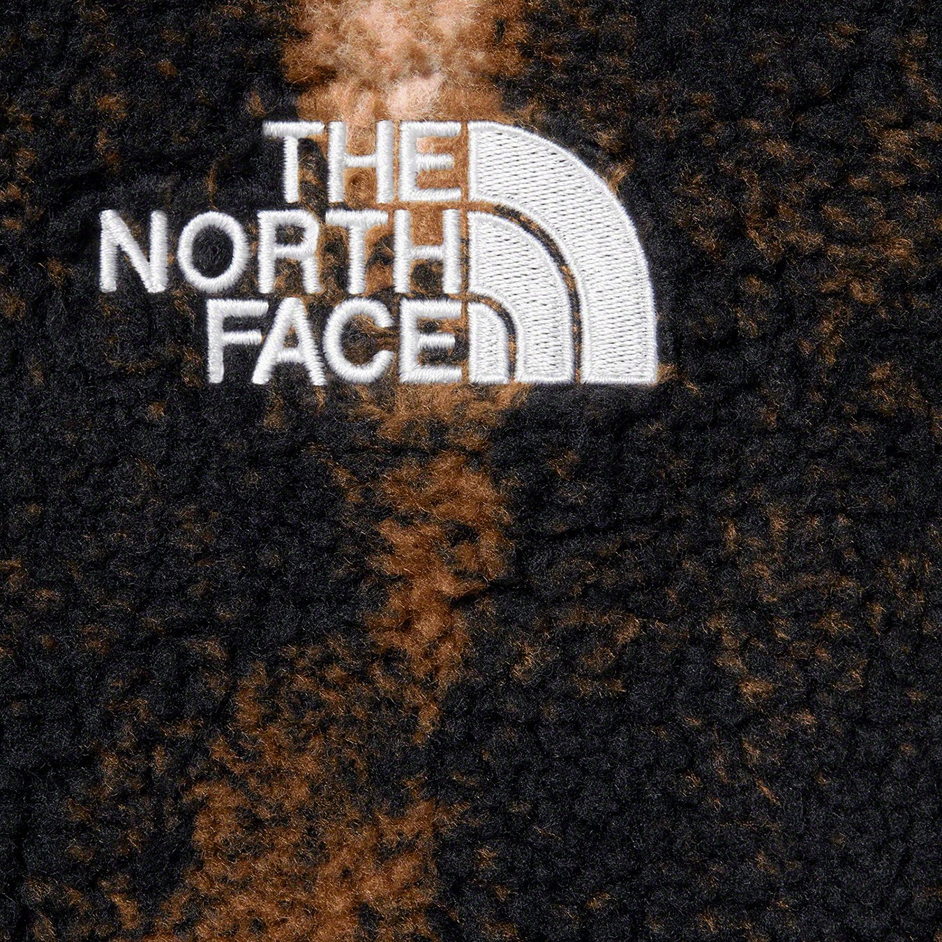 The North Face logo-print Fleece Jacket - Black