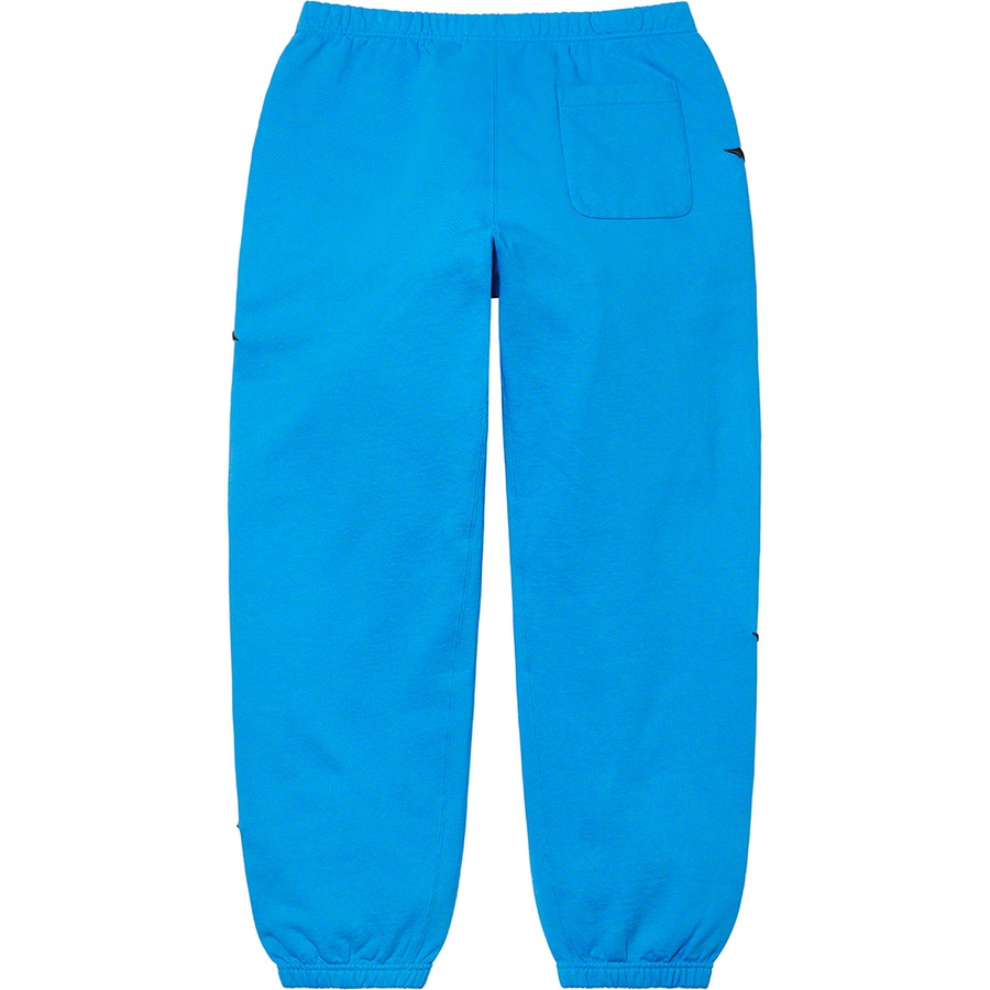 Details on Raised Embroidery Sweatpant Bright Royal from fall winter
                                                    2021 (Price is $148)